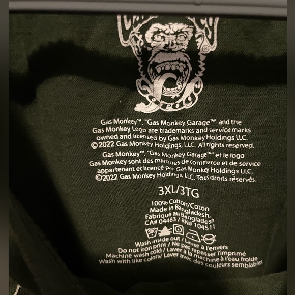 Gas Monkey Garage Tee 3xl - Picture 3 of 3